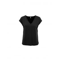 Camiseta only onlfree life mod.v-neck black mujer