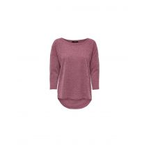Camiseta only onlalba 3/4 dry rosa mujer