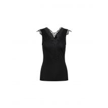 Camiseta pieces ilu sl black mujer