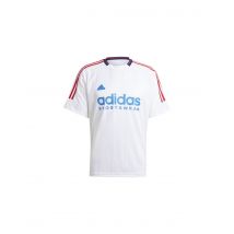 Camiseta adidas tiro nations pack hombre blanco