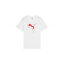 Camiseta casual puma essentials+ logo lab graphic niño