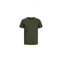 Camiseta jack and jones eorganic basic olive night hombre