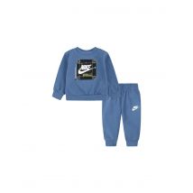 Conjunto nike nsw future utility crew niño azul