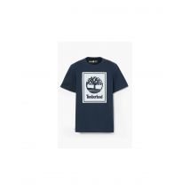 Camiseta timberland stack logo short sleeve dark zafiro hombre