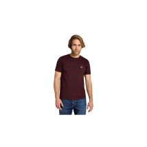 Camiseta lee ss patch logo velvet beet hombre morado
