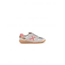 Zapatillas munich mini goal 1595 infantil plateado