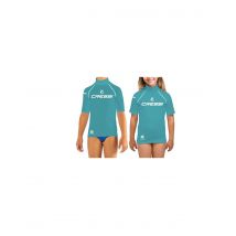 Camiseta de buceo cressi rashguard 2024 infantil turquesa