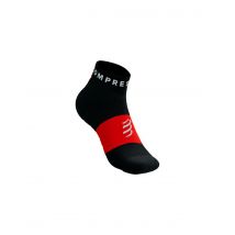 Calcetines de trail compressport ultra low negro/blanco