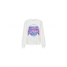 Sudadera only onlkimmie l/s o-neck cloud dancer mujer