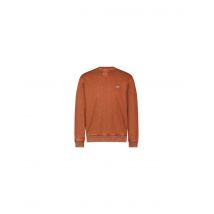 Sudadera lee plain crew sws sweet maple hombre marrón