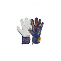 Guantes de portero de fútbol reush attrakt grip azul-oro