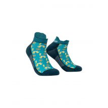 Calcetines de running nathan fuel speed tab bright teal beer