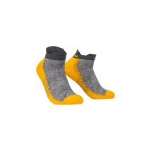 Calcetines de running nathan signature speed tab monument grey