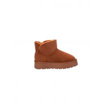 Botin xti mujer camel