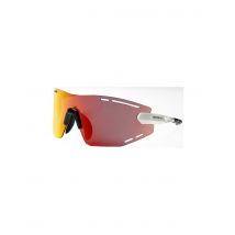 Gafas de sol de running easun armour shiny white frame/red revo