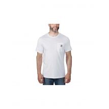 Camiseta carhartt force flex pocket hombre blanco