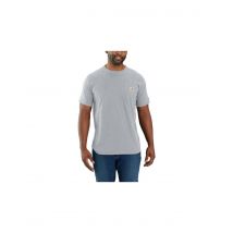 Camiseta carhartt force flex pocket hombre gris