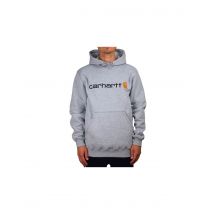 Sudadera carhartt signature logo hombre gris