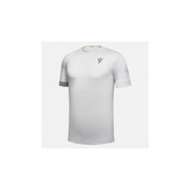 Camiseta de pádel macron start cb juan blanco/gris printed hombre