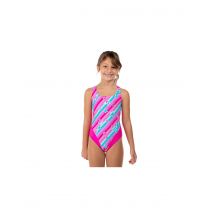Bañador de natación aquarapid costume intero rosa infantil