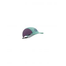 Gorra de running compressport 5 panel light shell blue/grape