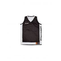 Camiseta de baloncesto spalding reversible tank hombre negro/blan