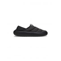 Pantunflas crocs classic puff moc unisex negro