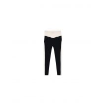 Mallas black limba shadow line mujer negro & crema