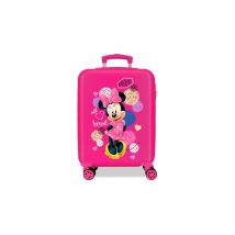 Maleta disney abs 55cm 4w love minnie rosa