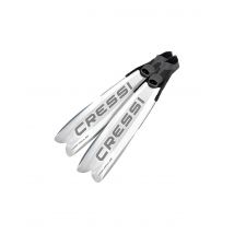 Aleta de buceo cressi gara turbo impulse unisex blanco