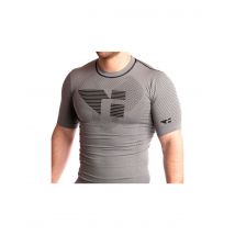 Camiseta de running hanker m/corta termica yod gris
