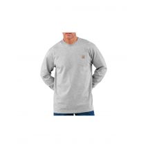 Camiseta carhartt workwear pocket t-shirt l/s hombre gris
