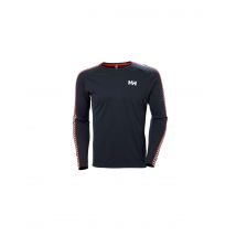 Camiseta helly hansen lifa active stripe crew hombre azul marino