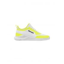 Zapatillas de balonmano kempa kourtfly infantil blanco/amarillo f