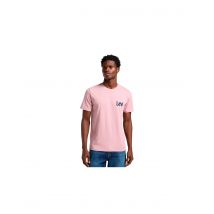 Camiseta lee medium wobbly lee hombre soft mauve
