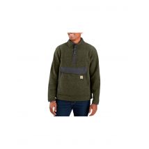 Canguro carhartt relaxed fit fleece hombre verde oscuro