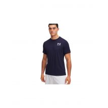 Camiseta manga corta under armour heatgear fitted ss hombre azul
