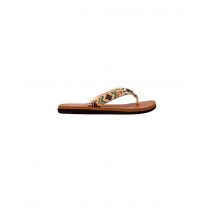 Chanclas brasileras inca beige mujer