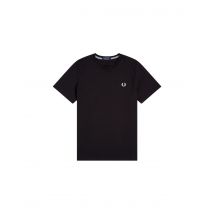 Camiseta fred perry crew neck hombre negro