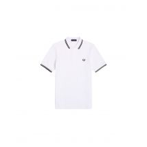 Polo fred perry twin tipped fred perry hombre blanco