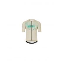 Maillot de ciclismo hyru core beige hombre