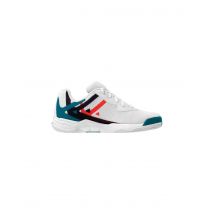 Zapatillas de balonmano kempa wing 2.0 infantil blanco/cyan