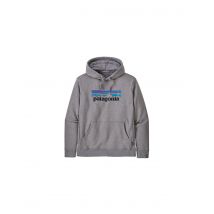 Sudadera patagonia p-6 logo uprisal hoody hombre gris