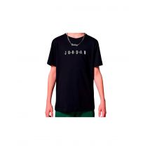Camiseta jordan mj wordmark emb crew niño negro