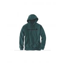 Sudadera carhartt signature logo hombre verde