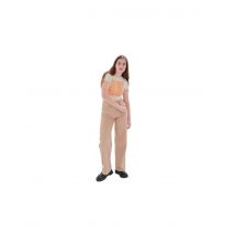Pantalones 24colours mujer beige