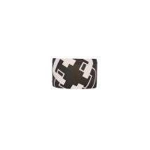 Cinta de pelo de running arch max logo negro/blanco