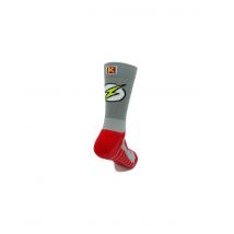Calcetines running kamuabu uper hero gris unisex