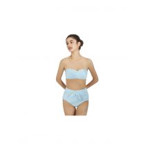 Top bikini ysabel mora bandeau rayas copa b