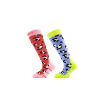 Calcetines de esquí sinner animal pack de 2 infantil